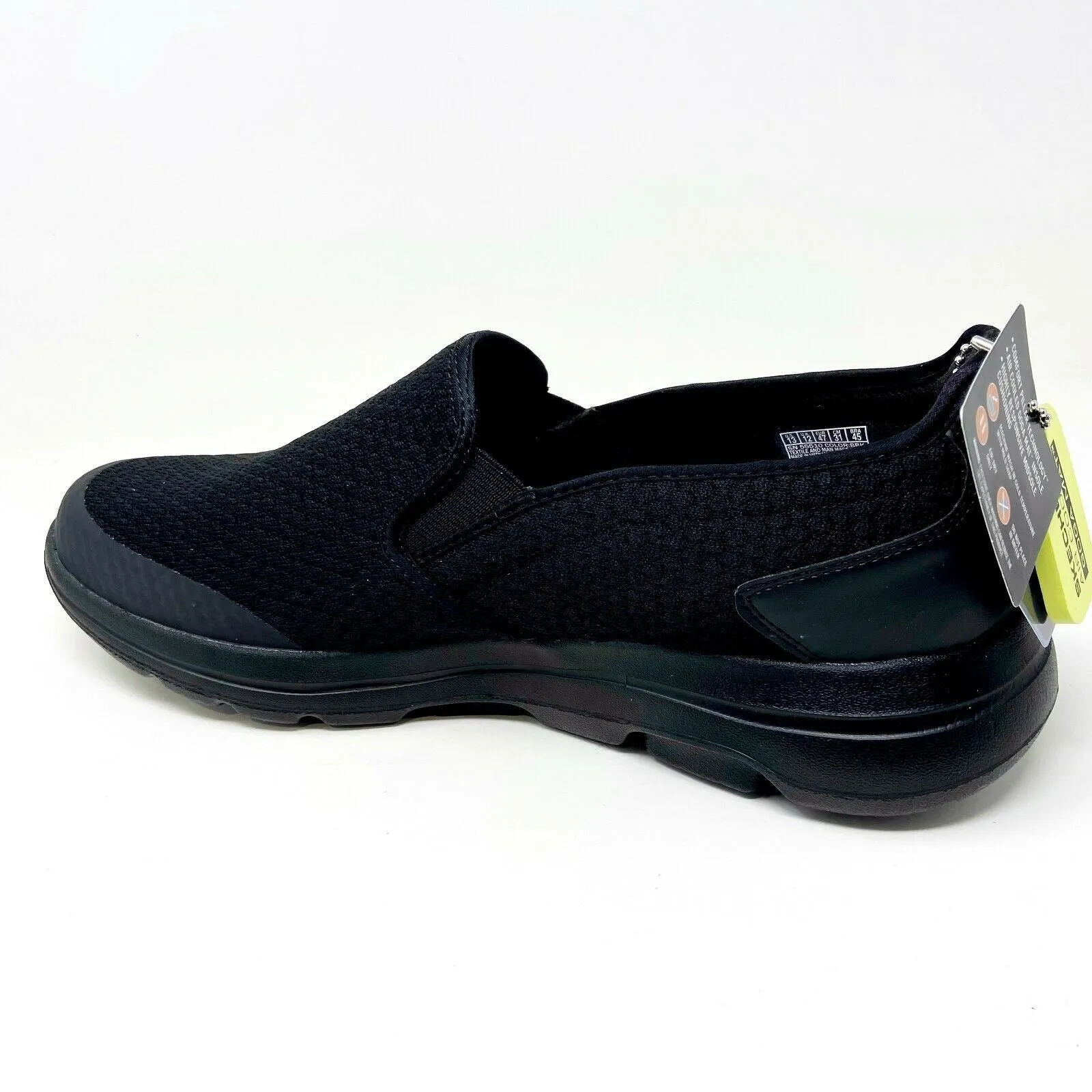 Skechers Go Walk 5 Apprize Black Mens Size 13 Casual Shoes Textured Slip-on Casual Shoes