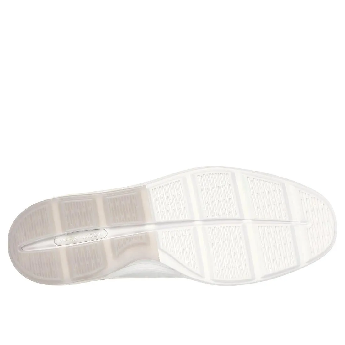 Skechers Mark Nason 205059 Casual Glide Cell Abbott Mens White Leather & Textile Lace Up Trainers Business Casual Open Toed Shoes