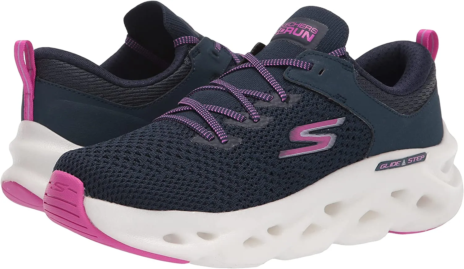 Skechers Women's Go Run Glide Step Hyper-Dash Charge Sneaker Costly Sneakers