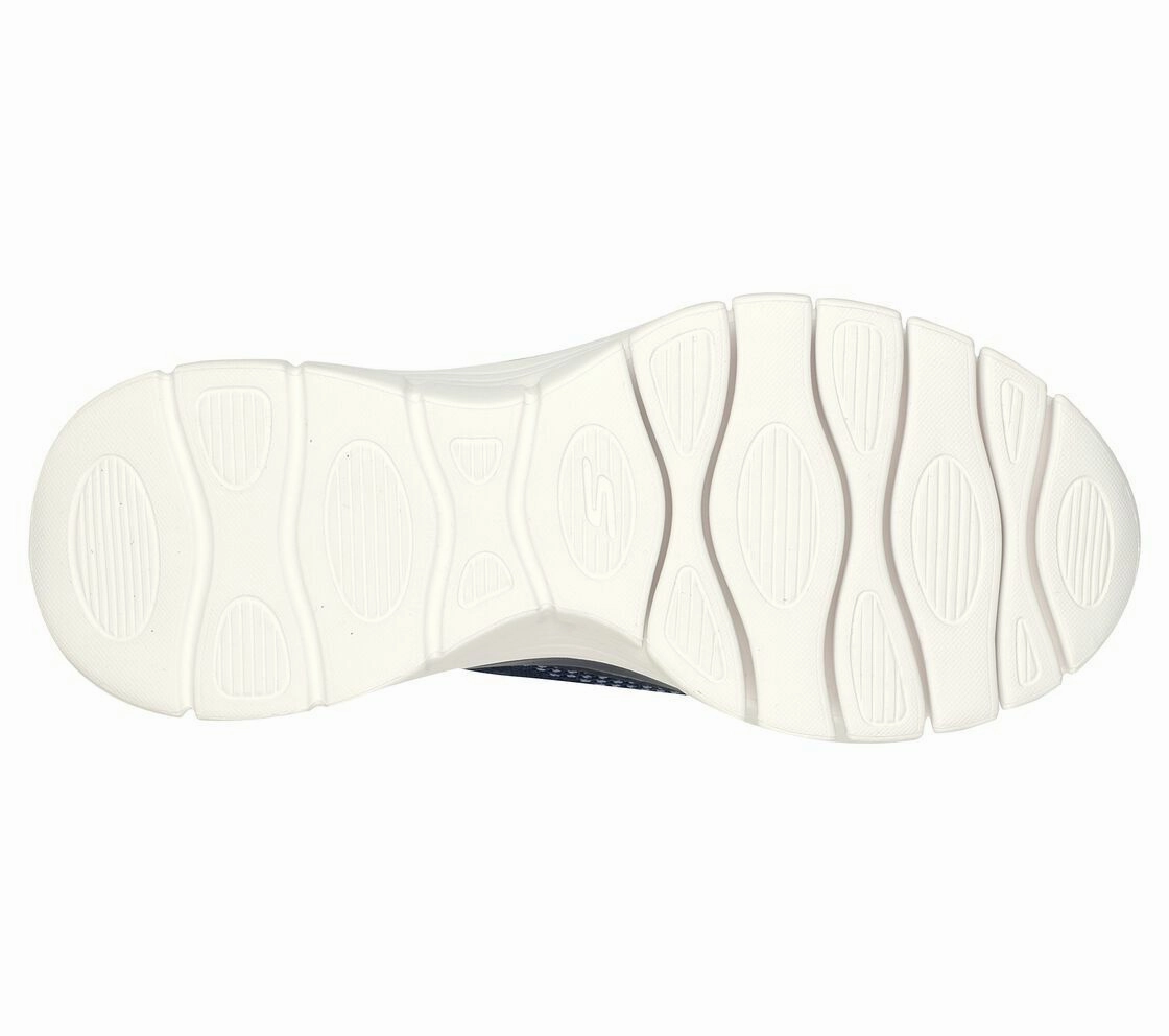 Skechers Go Walk Glide Step Flex Navy Coral Shoe Women Slipon Memory Foam 124808 Oxford Shoes Chinos