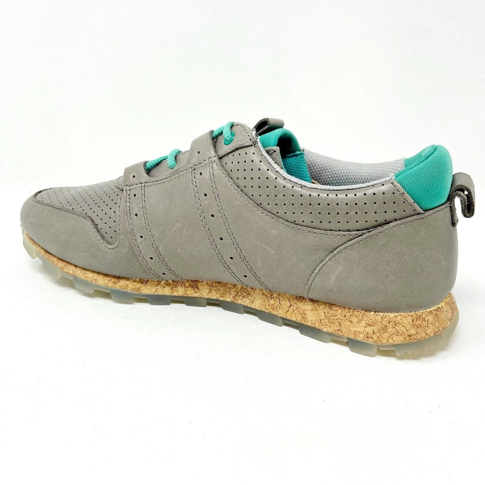 Snow Casual Shoes Clae Mills Concrete Leather Gray Mens Premium Casual Shoes Sneakers