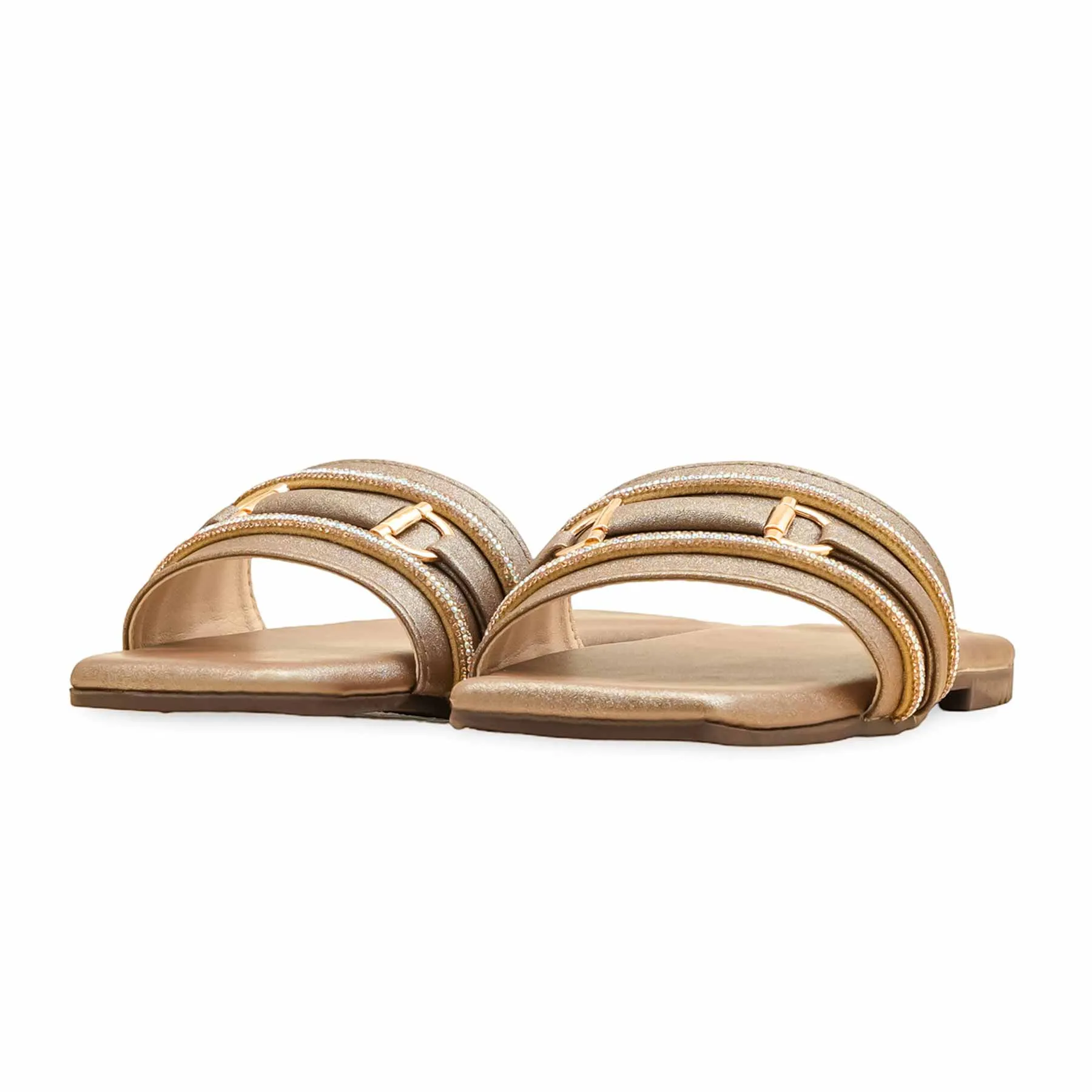 Dakota Fleece Slippers Brown Casual Slipper For Women CL2101