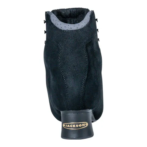Jackson Mens Supreme Suede PBX Figure Skate Boots Black Chelsea Boots