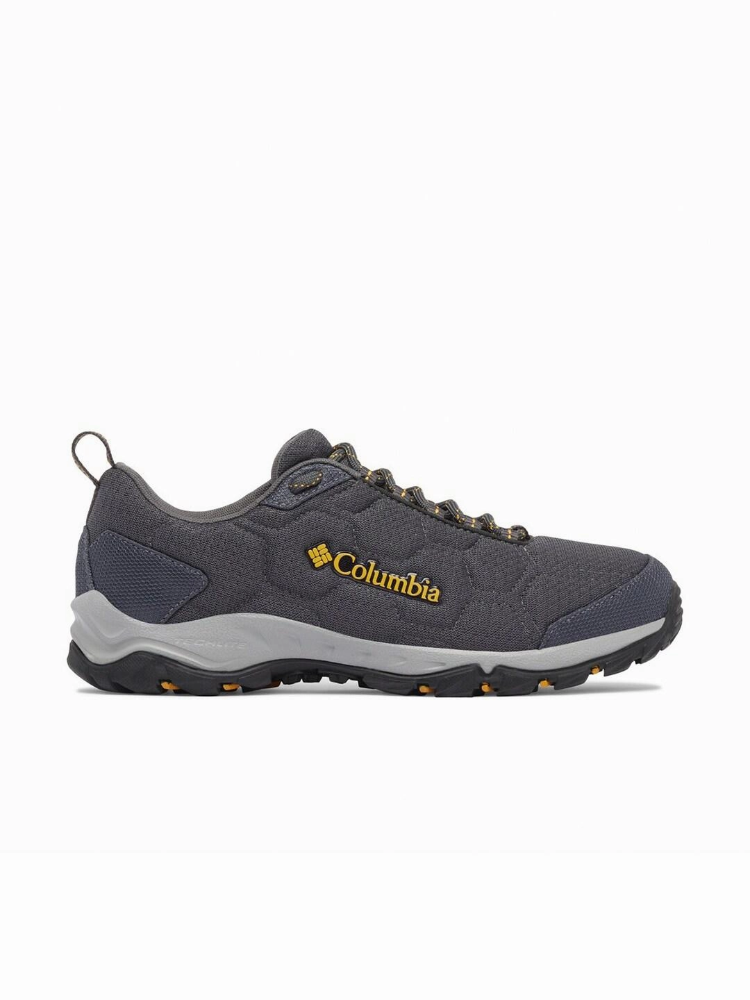 Columbia Men Grey FIRECAMP REMESH Hiking Shoes Without Laces