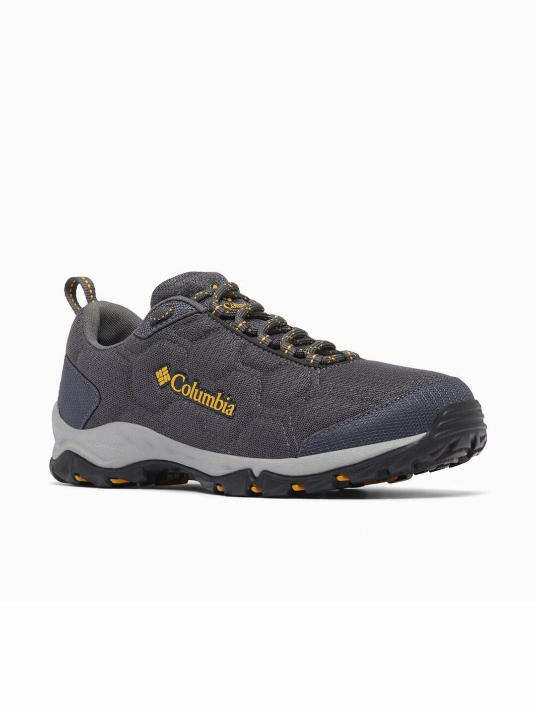 Columbia Men Grey FIRECAMP REMESH Best Hiking Shoes For Muddy Conditions