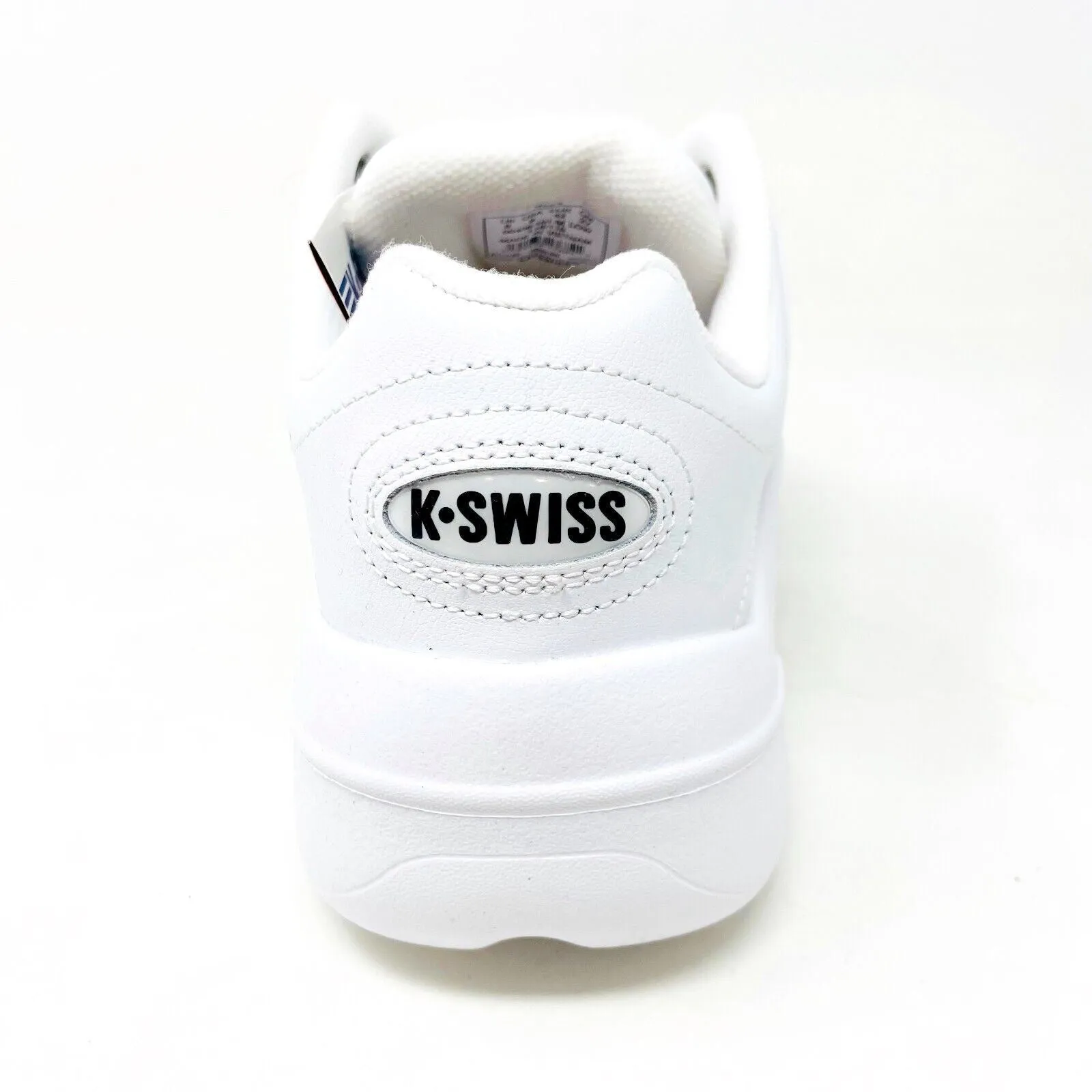 Smart Casual Open Toe Shoes K-Swiss Chilton Triple White Mens Athletic Casual Shoes Sneakers 00406 101