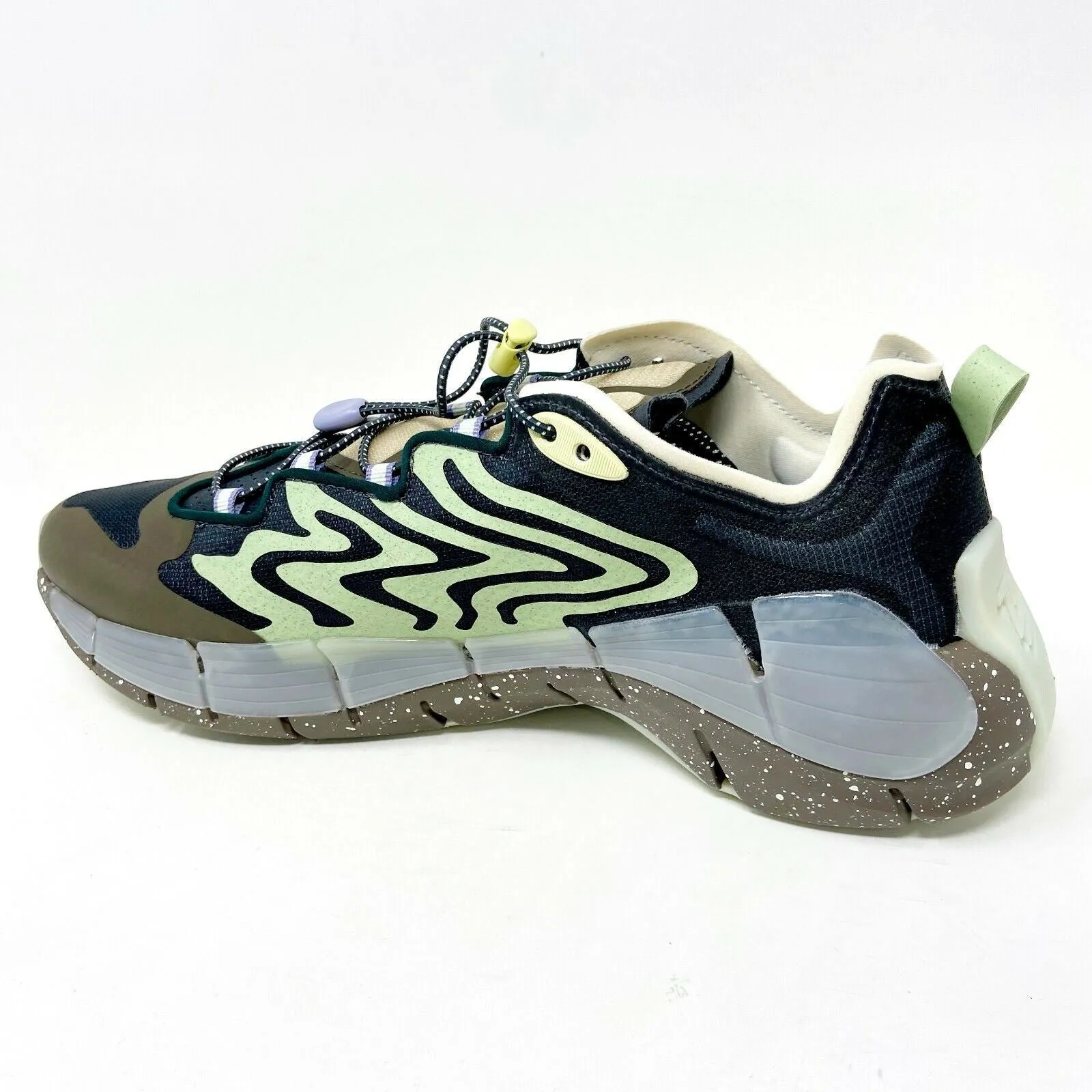Reebok x Brain Dead Zig Kinetica II Green Grey Mens Running Shoes Sneaker S23890 Running Shoes Photoshoot