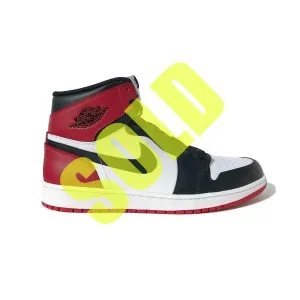 Palermo Sneakers Nike Air Jordan 1 Black Toe 2013 SAMPLE New w/ Box Size 12