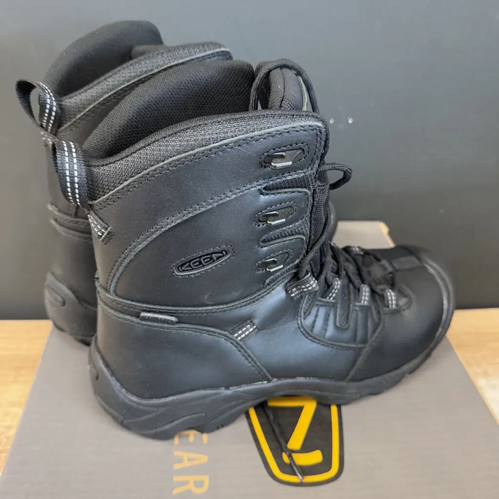 Keen - Women's Detroit Waterproof Boots - MSRP $210: Black-women-W10 Leather Boots