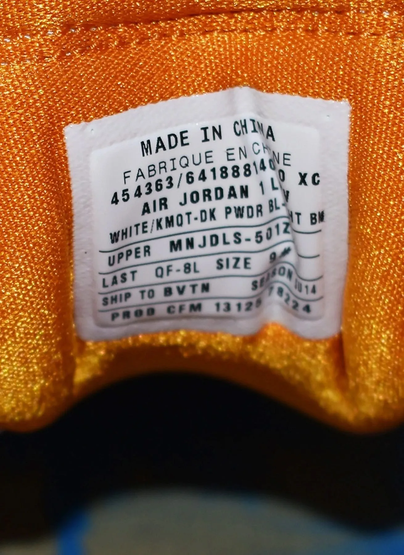 Nike Air Jordan 1 Low City Pack Los Angeles Sample NEW Size 9 Cloud Sneakers