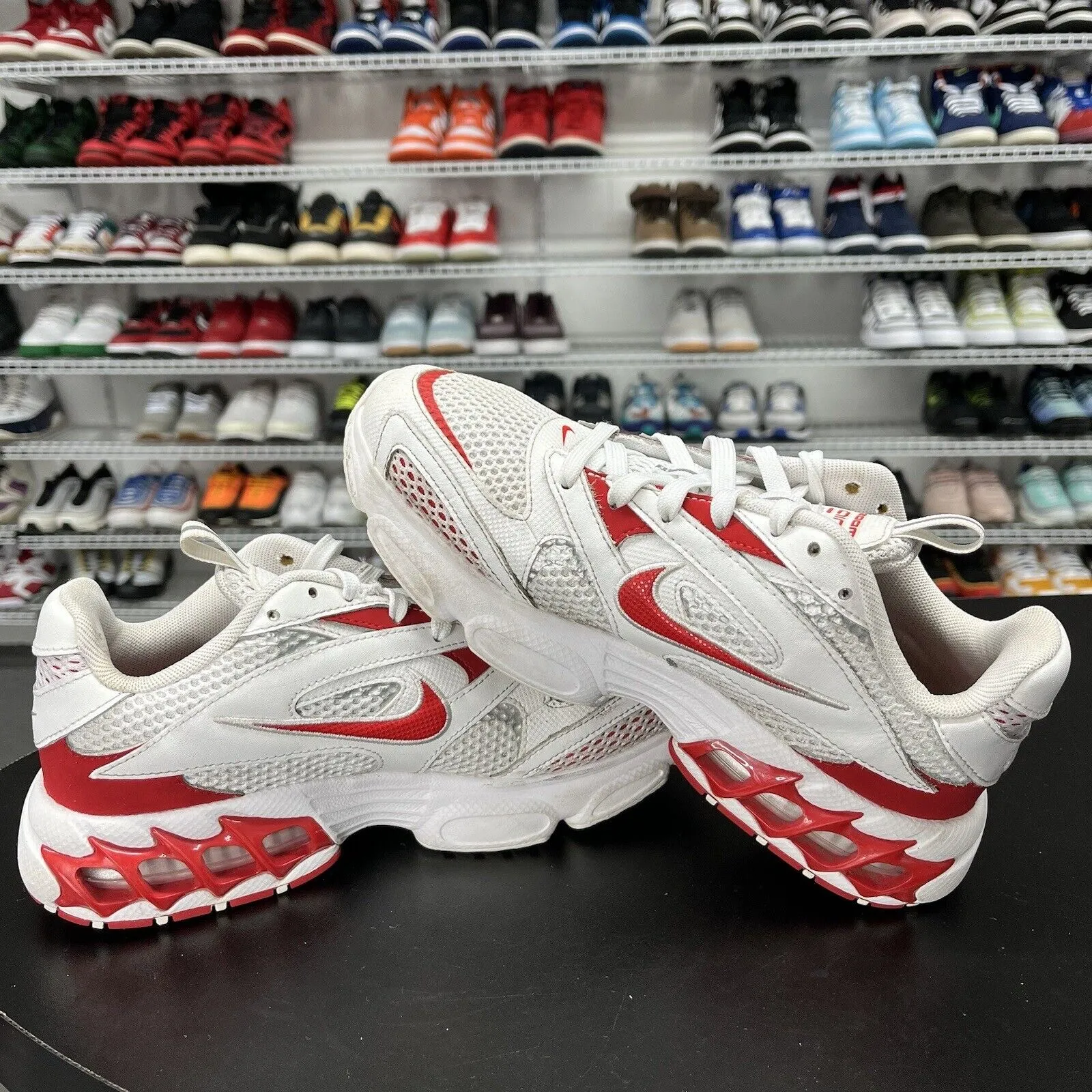 Diesel Sneakers Nike Zoom Air Fire White University Red CW3876-101 Size 7