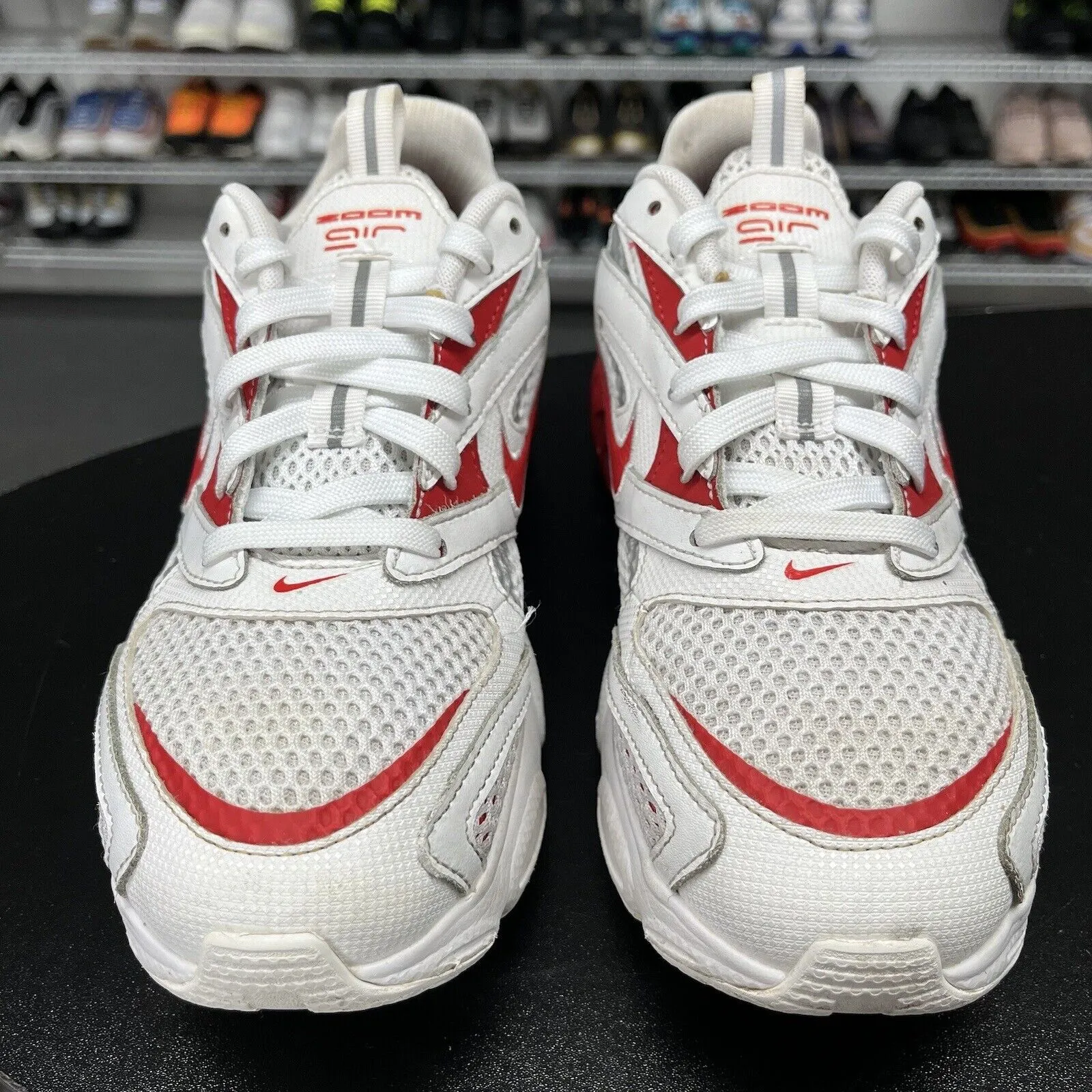 Pumas Sneakers Nike Zoom Air Fire White University Red CW3876-101 Size 7