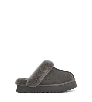 Disquette Charcoal (Women) Velcro House Slippers