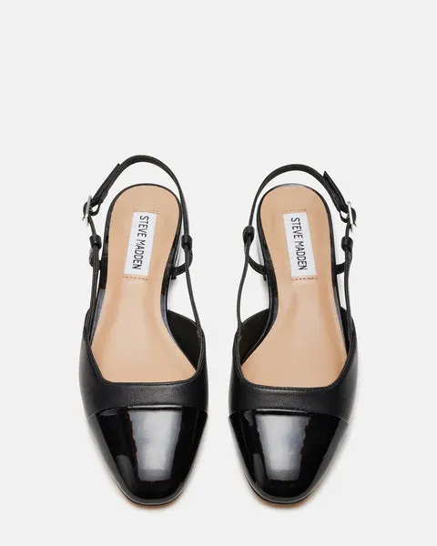 Flat Shoe Holder The Belinda Slingback Flat - Black