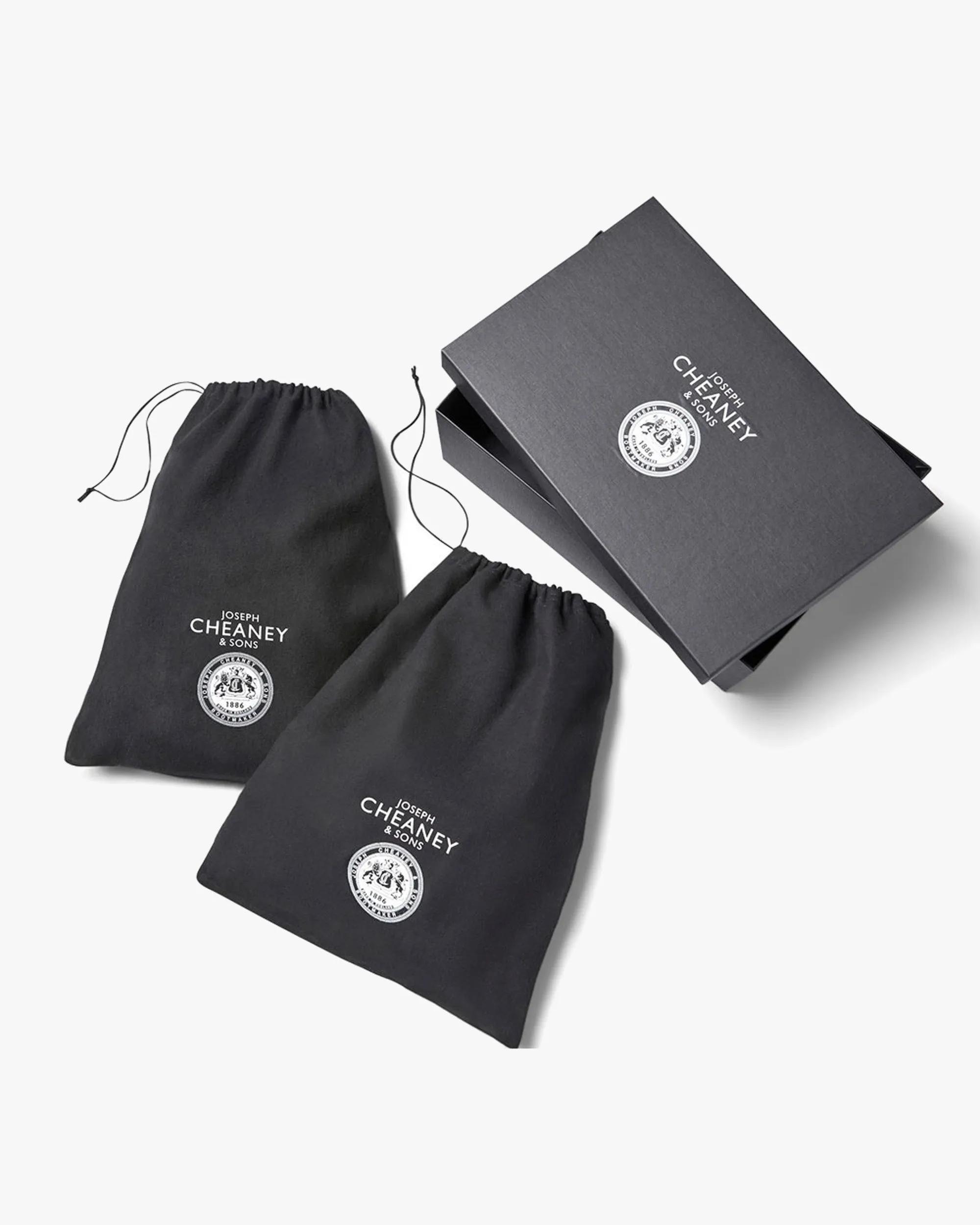 Glitter Boots Cheaney Brixton M Apron Derby Boot - Brown Grain Nubuck