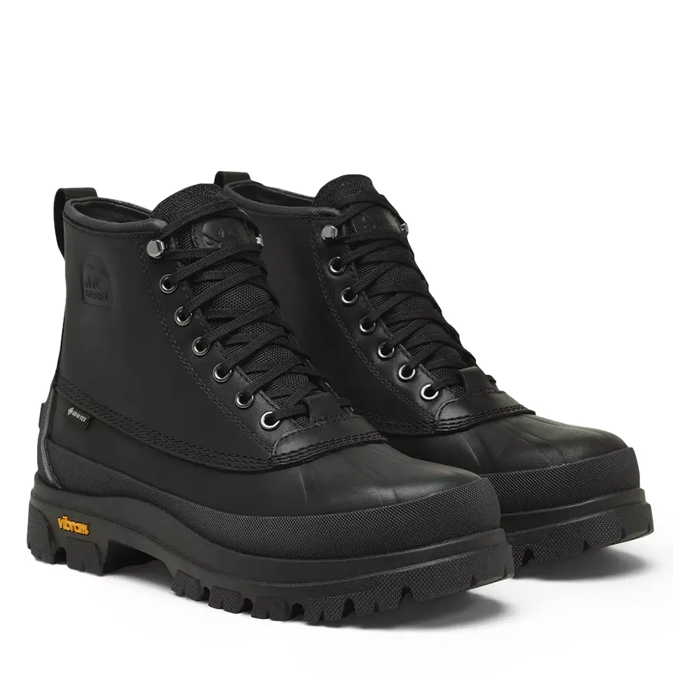 Best Waterproof Spray For Satin Shoes Sorel Men's DAYSTORM HORIZON GTX Waterproof Boot | Black / Black