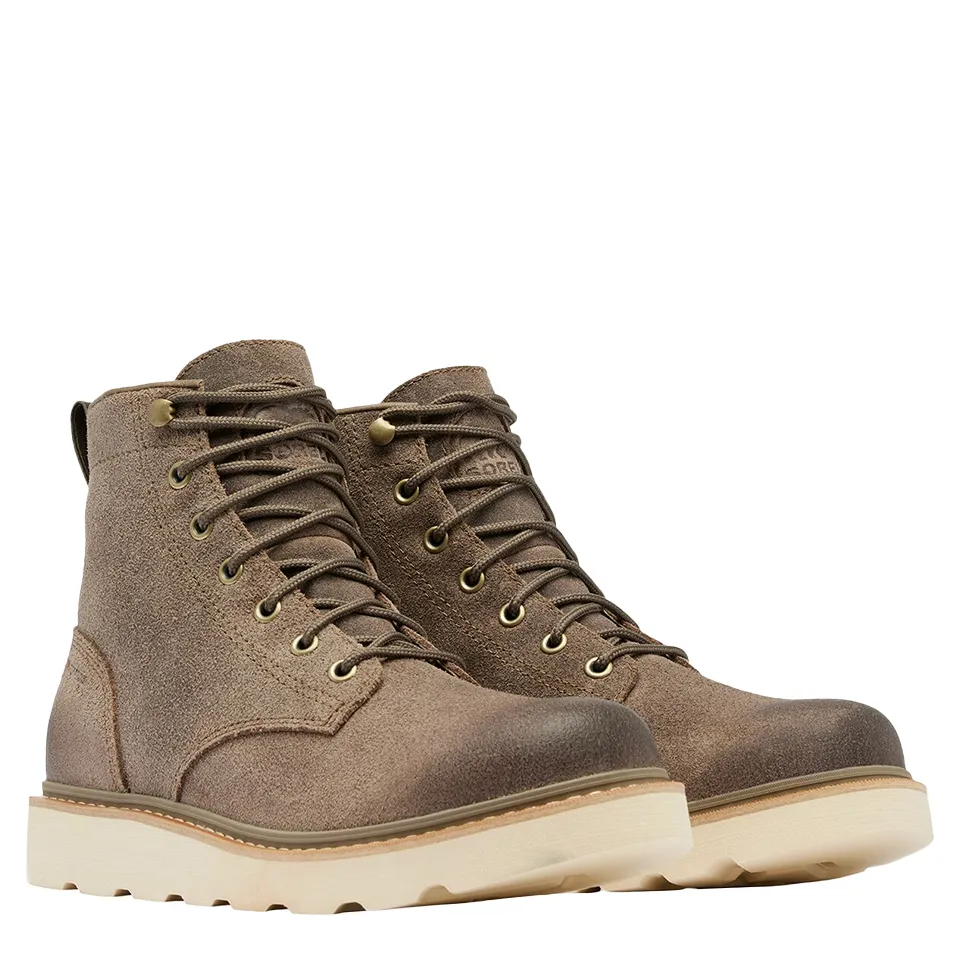 Pro Sl Waterproof Spikeless Golf Shoes Sorel Men's SLABTOWN 62' SIX Waterproof Boot | Wet Sand / Bleached Ceramic