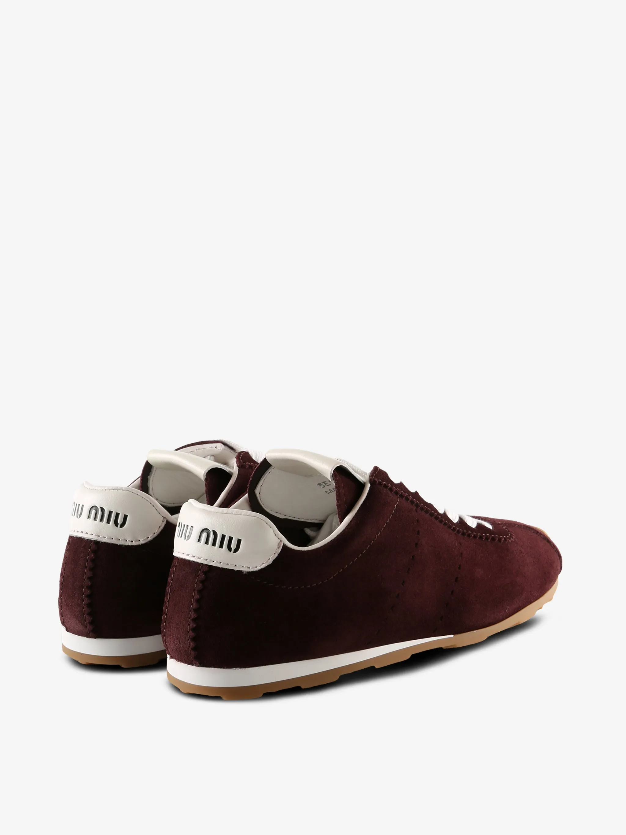 MIU MIU - Women Plume Suede Sneaker Versus Sneakers