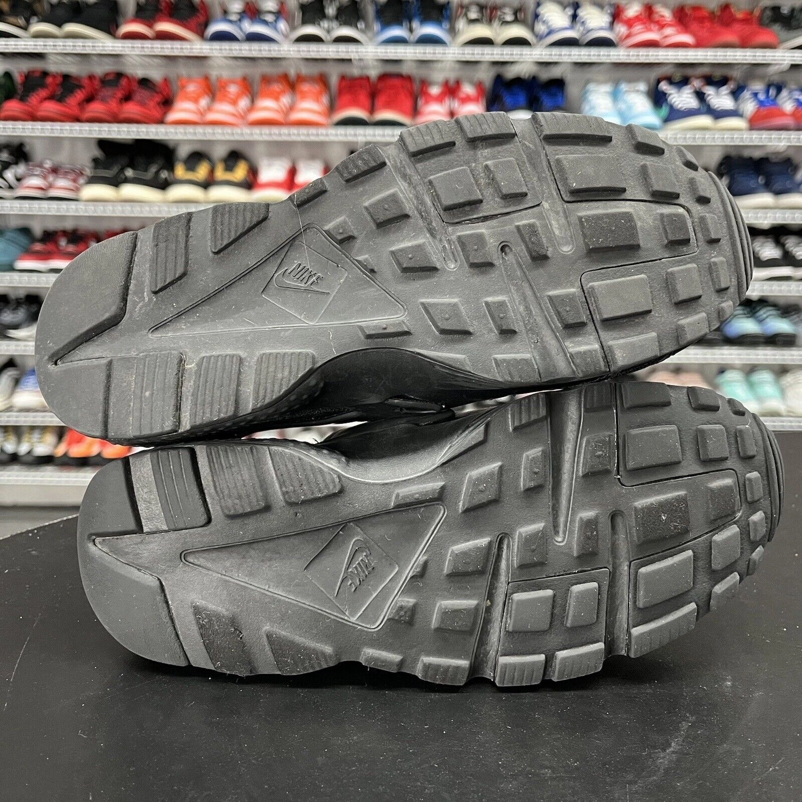 Different Nike Shoes Nike Boys Huarache Run 654275-016 Black Running Shoes Sneakers Size 5Y