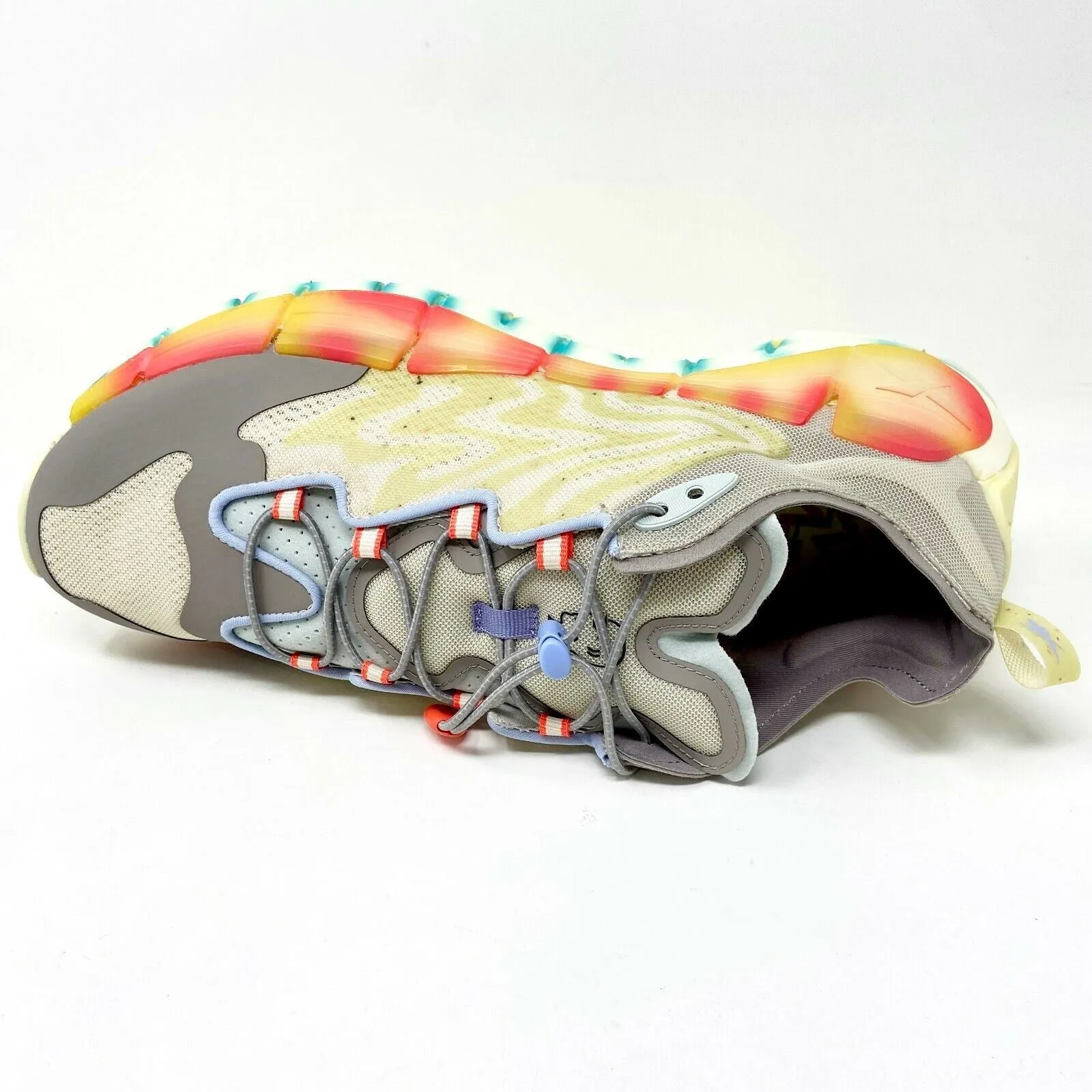 Reebok Zig Kinetica II Brain Dead Paper Lemon Glow Mens Running Shoes S23891 Best Running Shoe Insoles