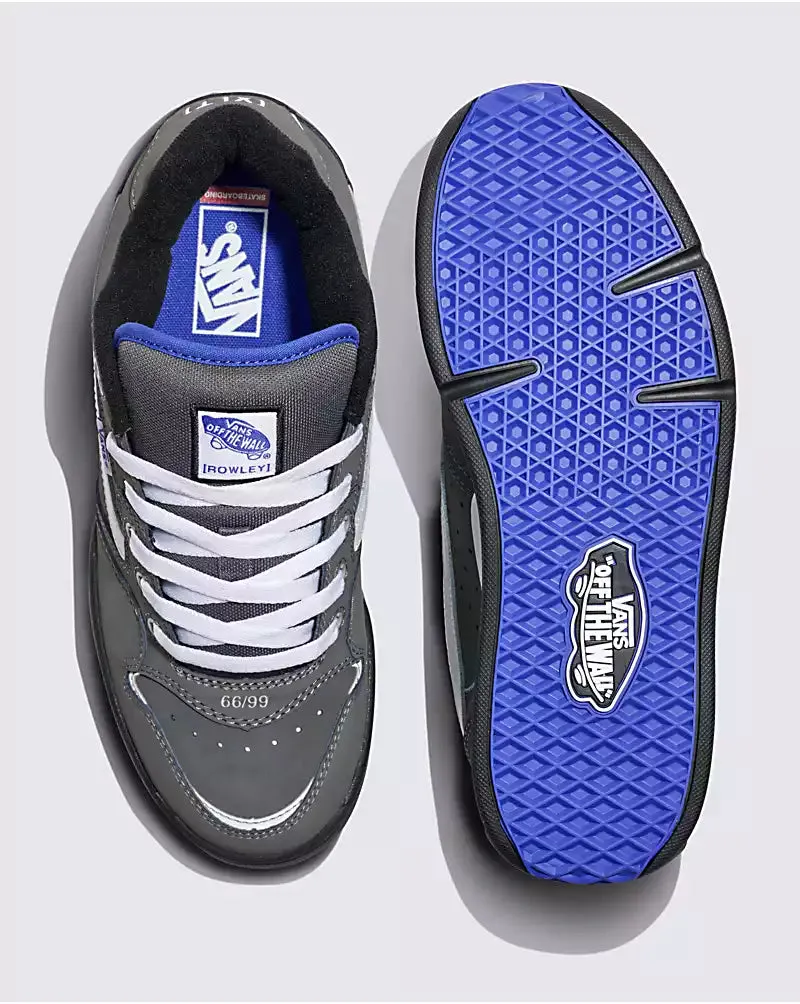 Iv Skate Vans Rowley XLT Skate Shoes-Grey/Blue