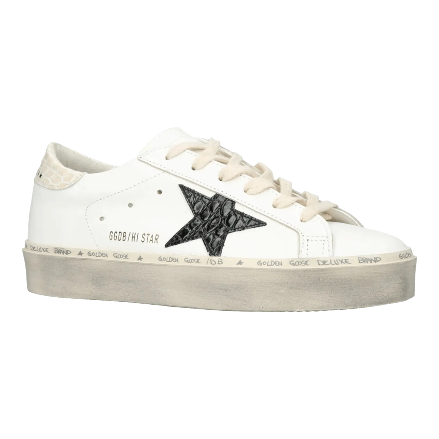 Mschf Sneakers Golden Goose Hi Star Leather Upper Coco Printed Leather Star GWF00118.F004130.11386