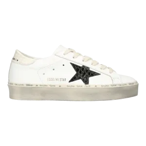 Washing Sneakers In Washing Machine Golden Goose Hi Star Leather Upper Coco Printed Leather Star GWF00118.F004130.11386