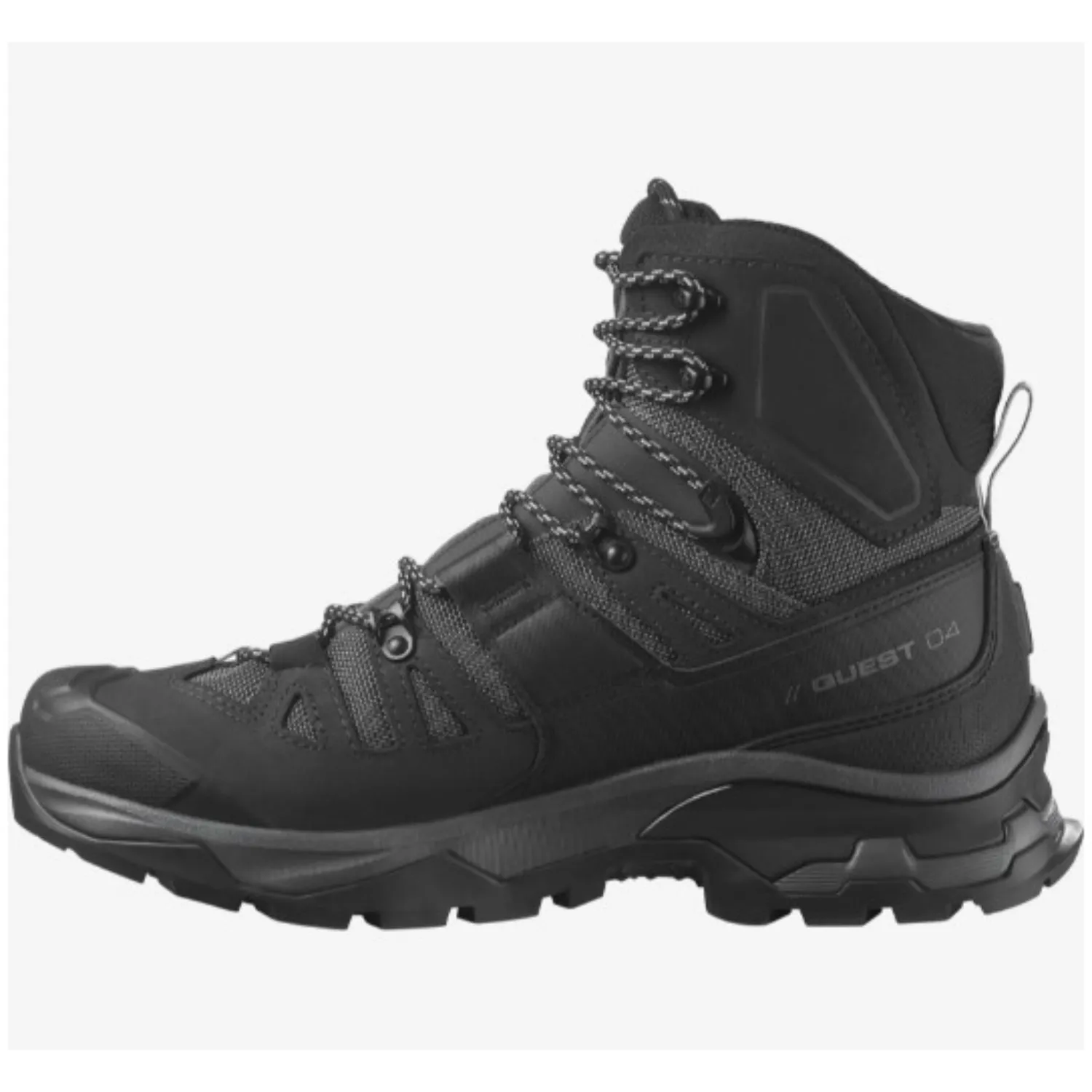 Salomon Men's QUEST 4 GORE-TEX Hiking Boots For Men, Magnet/Black/Quarry Tenya Climbing
