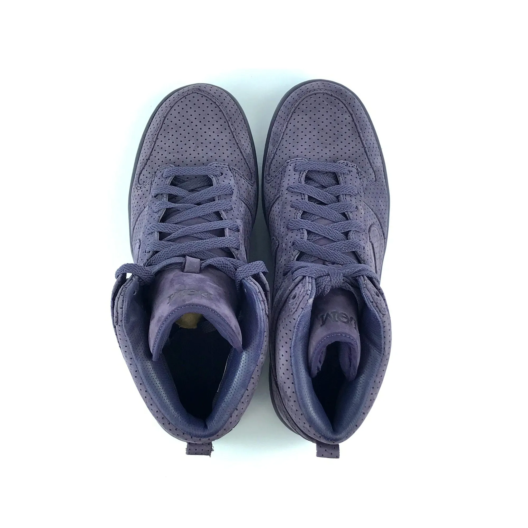 United Healthcare And Silver Sneakers Nike Dunk High DQM Purple QS 2008 NEW Size 9.5