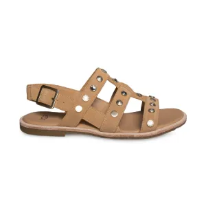 UGG Zariah Studded Bling Latte Sandals - Women's Sandals Resorts St Vincent