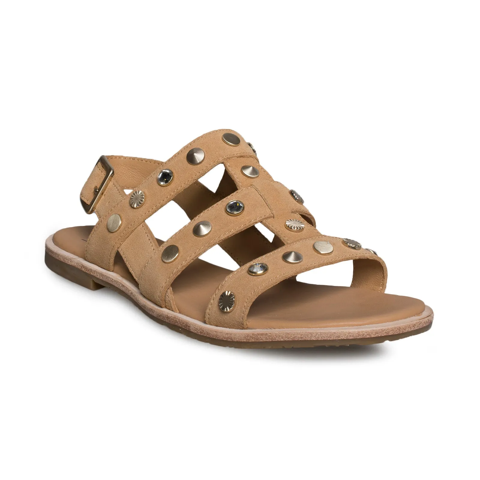 Yves Sandals UGG Zariah Studded Bling Latte Sandals - Women's