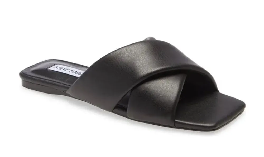 STEVE MADDEN Mayra Women | Black Summer Heeled Sandals