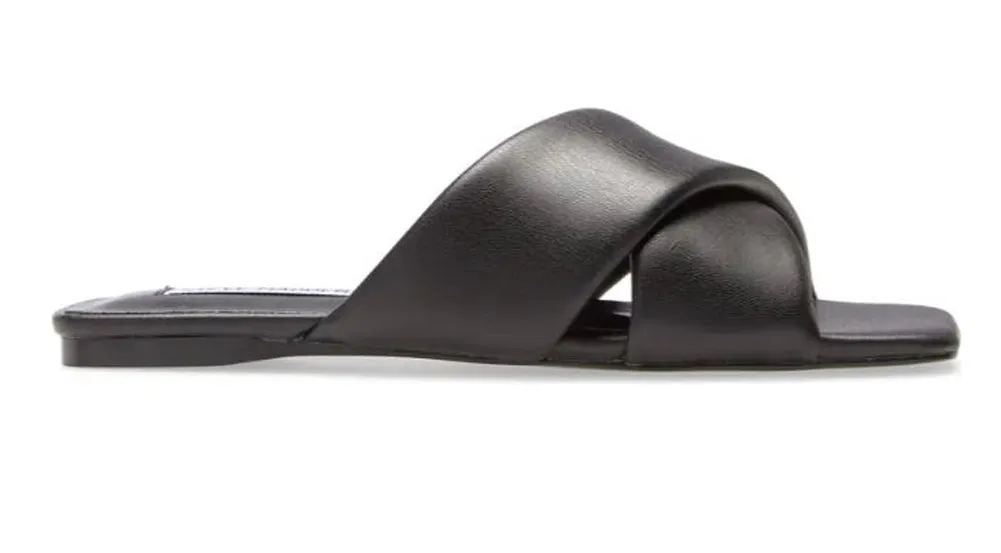 STEVE MADDEN Mayra Women | Black Sandals Montego Bay Photos