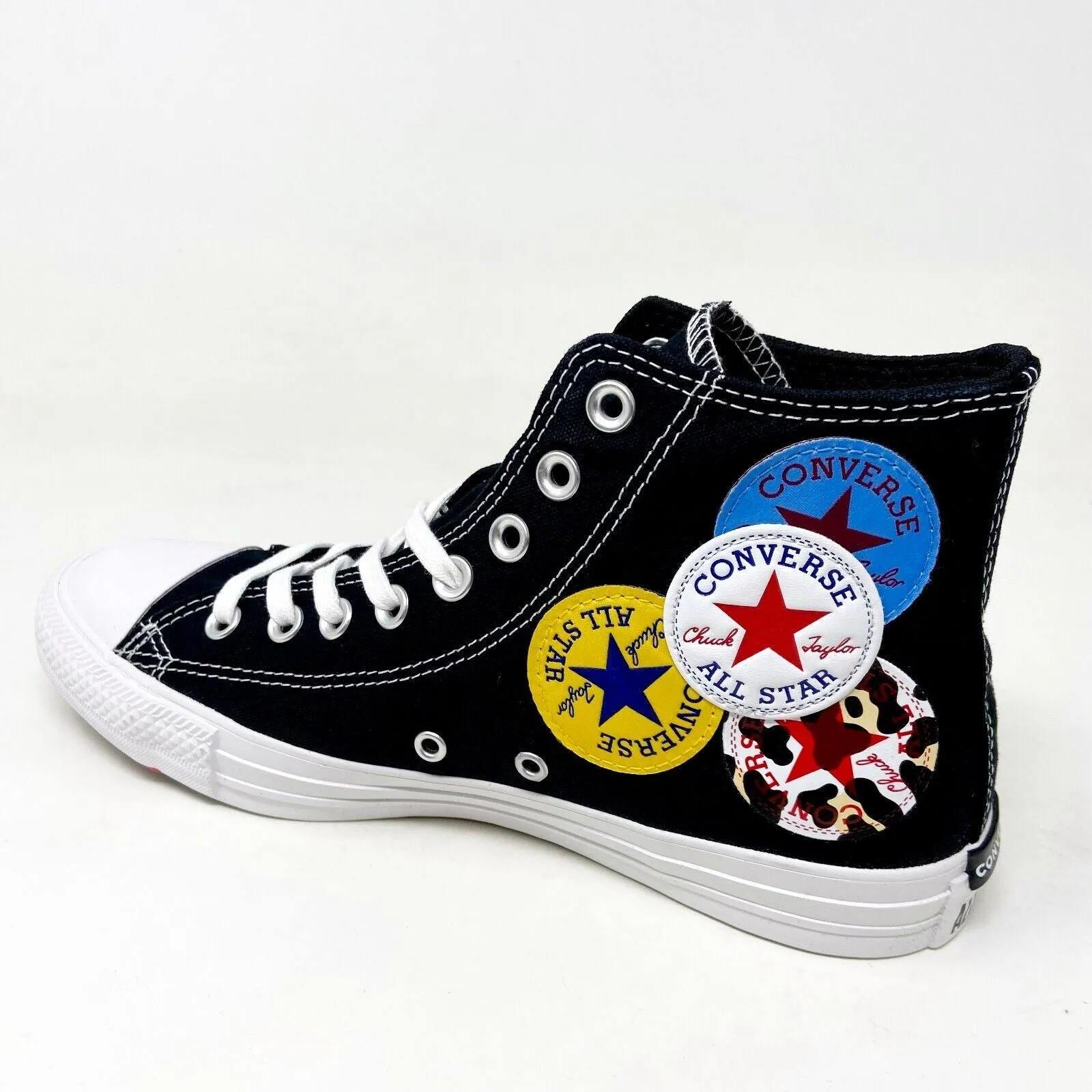 Shox Tl Casual Shoes Converse CTAS Hi Logo Play Black University Red Mens Casual Shoes 166734C