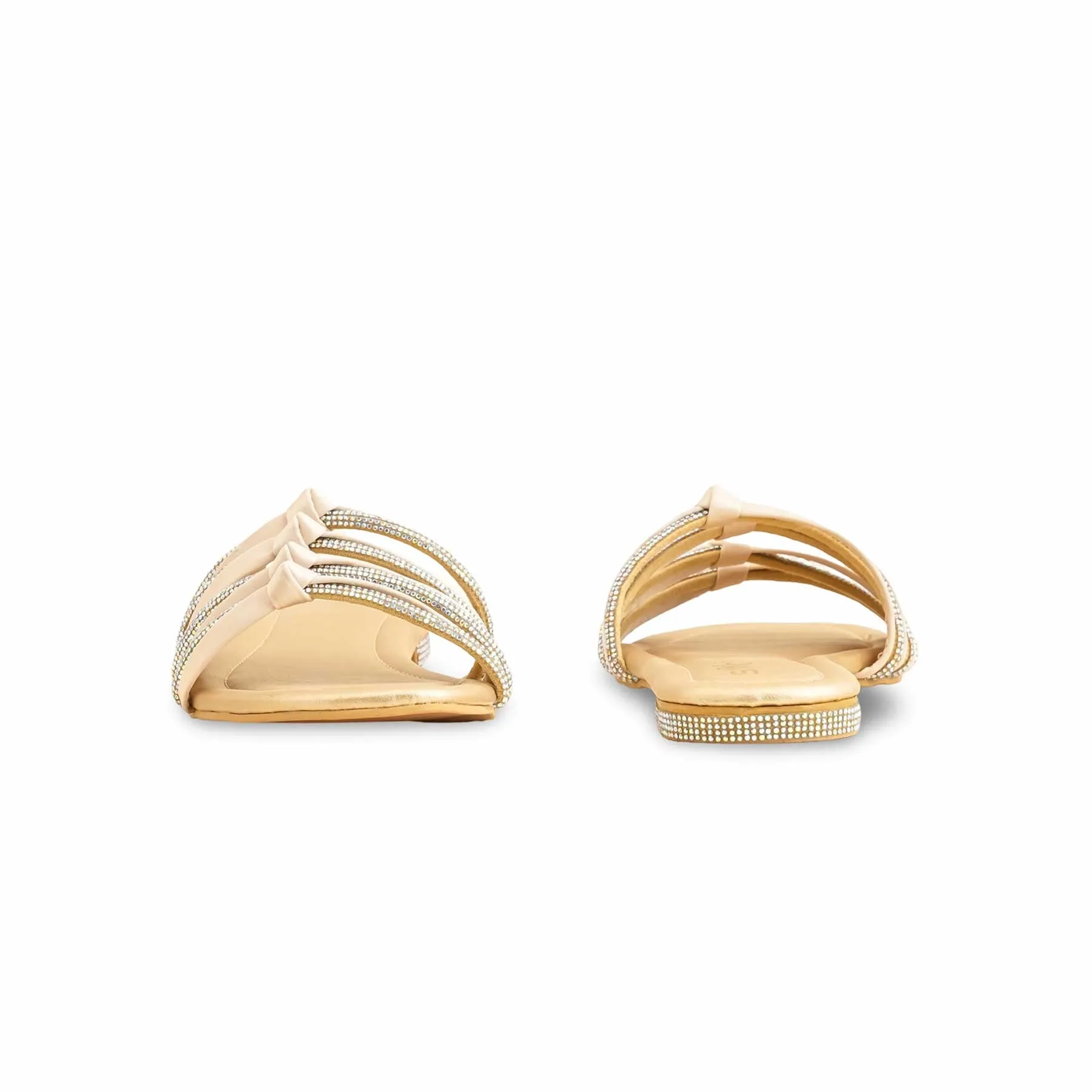 Deer Slippers Golden Formal Slipper For Ladies FR8302