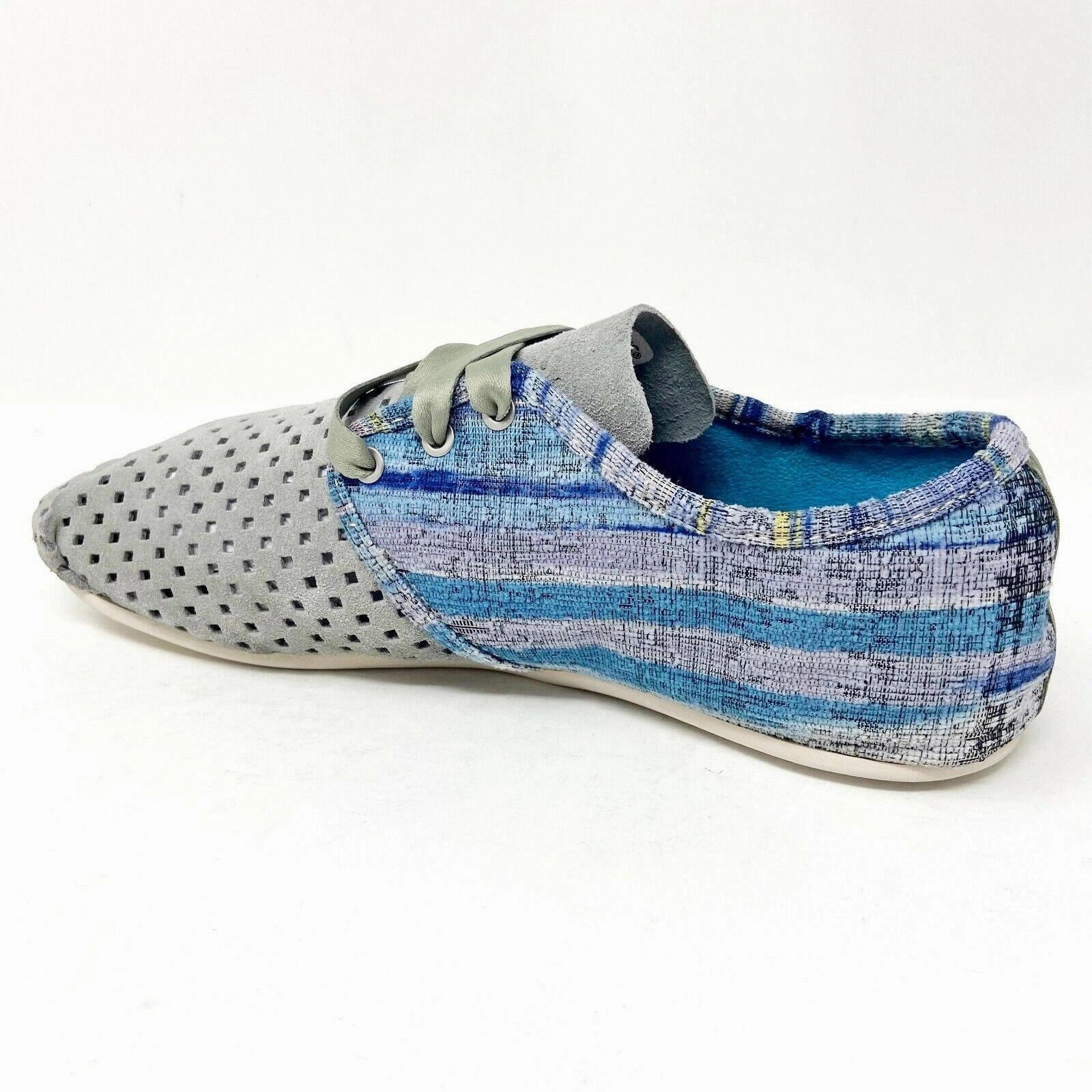 OTZ Shoes Jazz Batik High Rise Grey Womens Slip On  Shoes 94101 043 Amstar Oxford