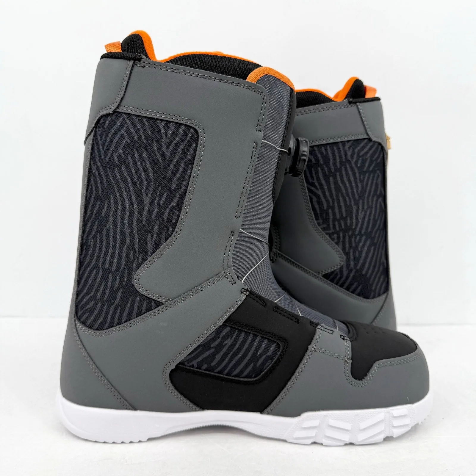 DC Mens Phase BOA Snowboard Boots US 11.5 EU 45 Black Grey NIB Gore-tex Boots