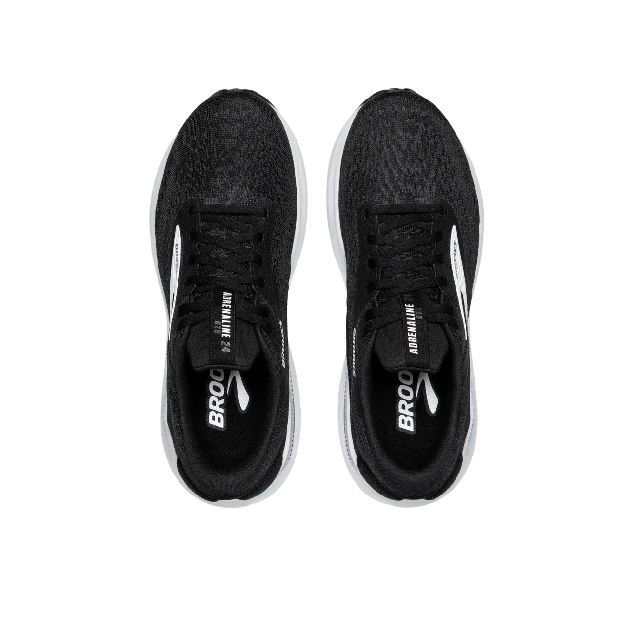 Brooks Womens Adrenaline GTS 24 Wide - Black/White (1204261D087) How To Break In Running Shoes