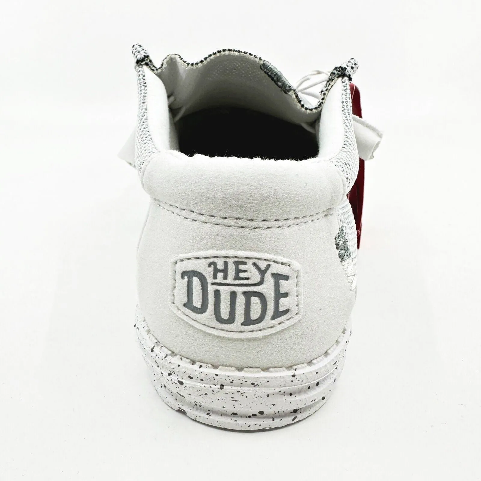 Comfortable Casual Office Shoes Hey Dude Wally Sox Stone White Mens Comfort Casual Shoes