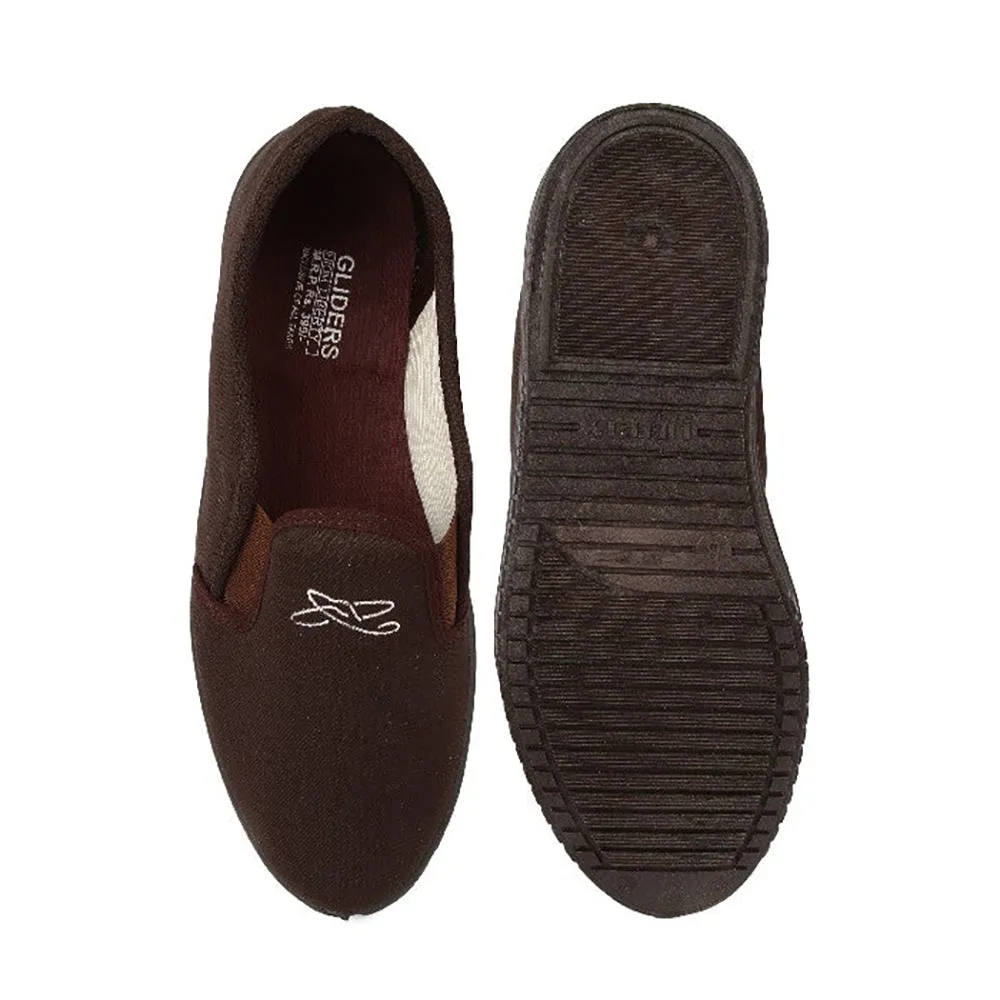 Gliders Casual Slip on Brown Moccasins Shoes For Men JOGGING-E By Liberty Wear Tennis Shoes With Business Casual