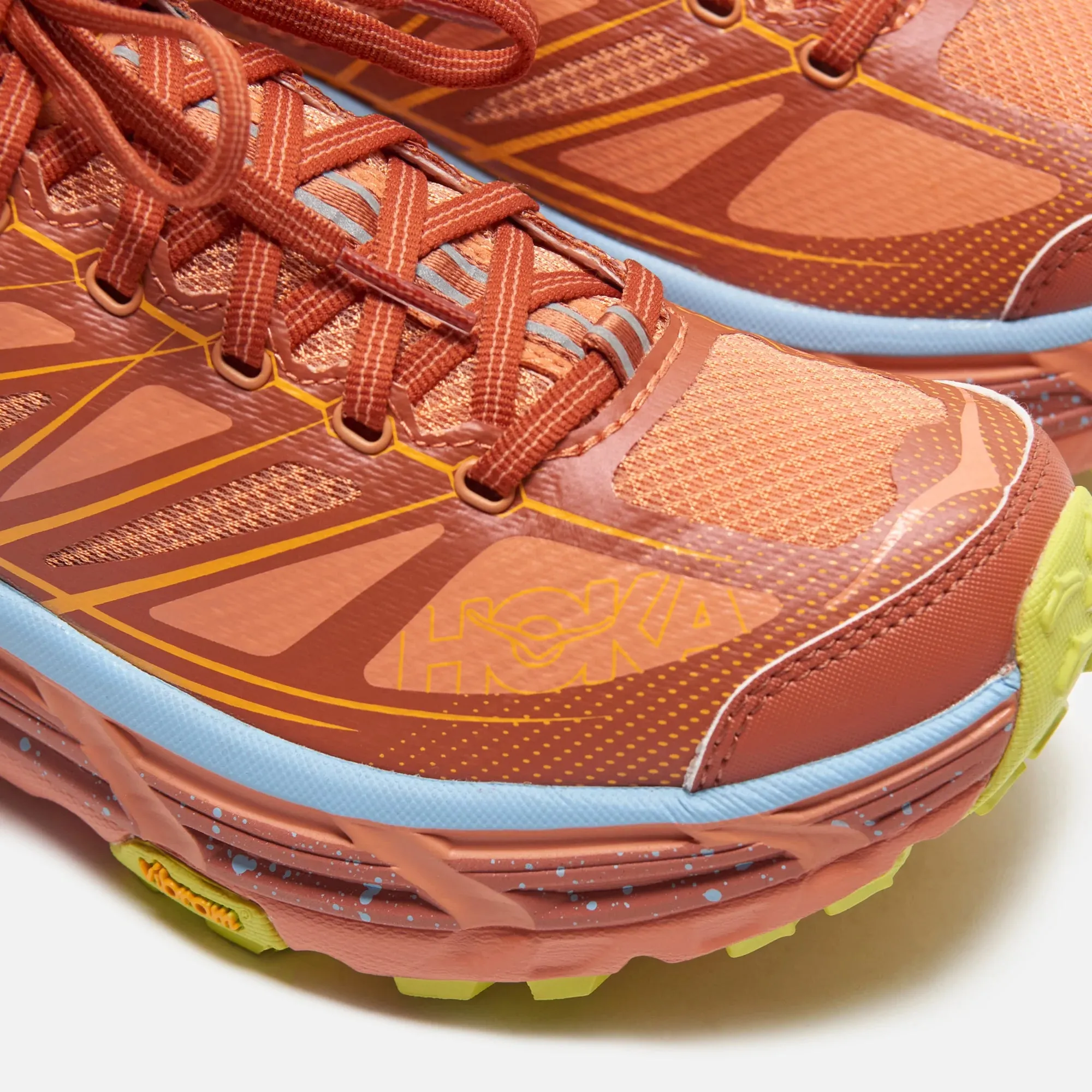 HOKA U Mafate Speed 2 - Baked Clay / Radiant Yellow Sellbra Shoes