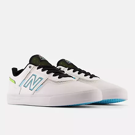 NEW BALANCE SHOES NUMERIC 306 WHITE AQUA SKY Skate Shoes Court Graffik