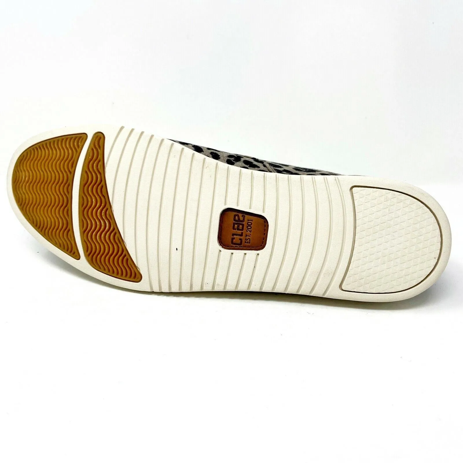 Yeezy Boost 350 V2 Casual Shoes Clae Ellington Textile Umber Leopard Print Canvas Mens Casual Shoes Sneakers