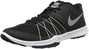 Nike Mens Zoom Train Incredibly Fast, BLACK/METALLIC SILVER-BLACK, 10.5 M US Badminton Non Marking Indoor Court Shoes