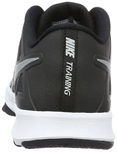 Tennis Vs Badminton Shoes Nike Mens Zoom Train Incredibly Fast, BLACK/METALLIC SILVER-BLACK, 10.5 M US