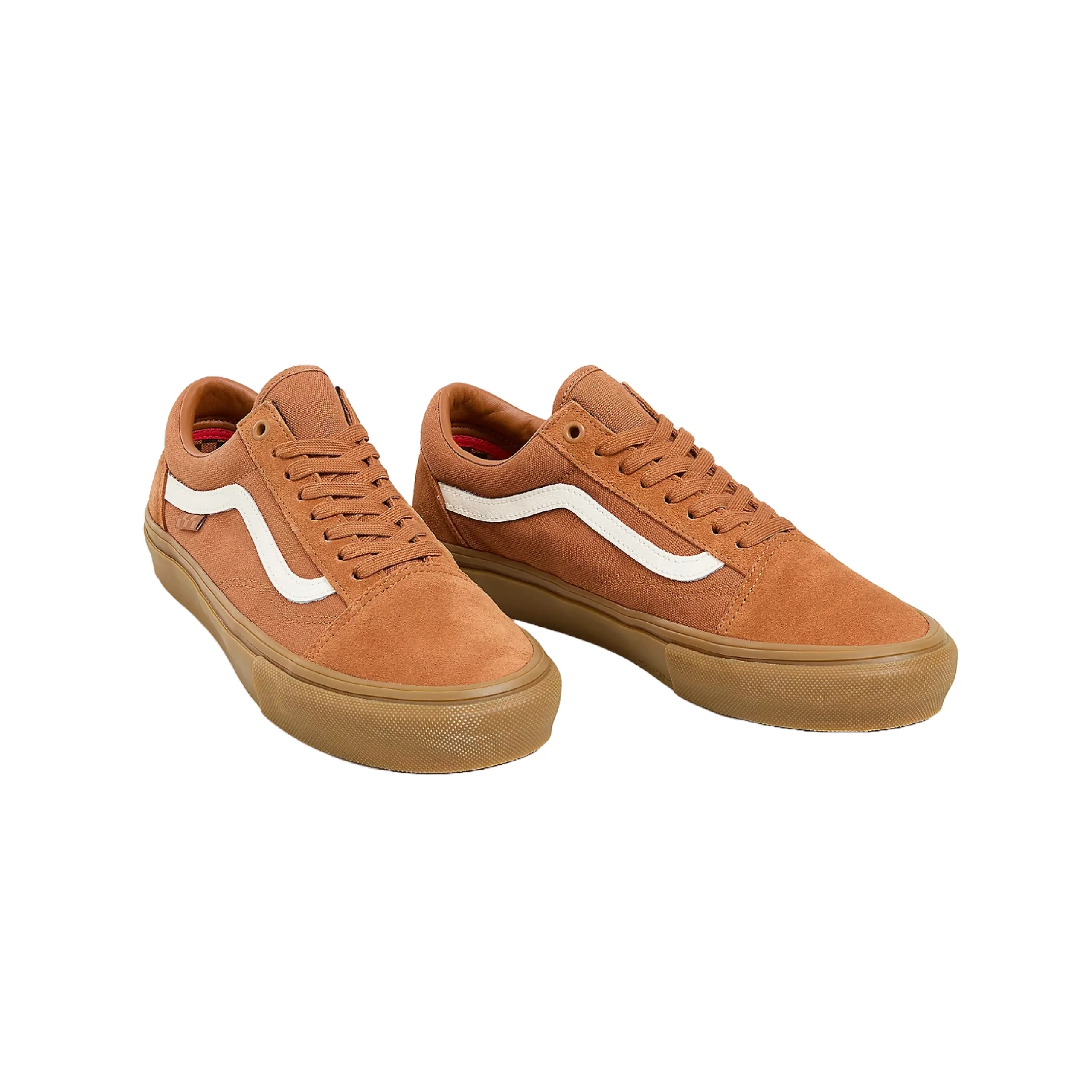 Walking Best Skate Vans Skate Old Skool Shoes - Brown / Gum