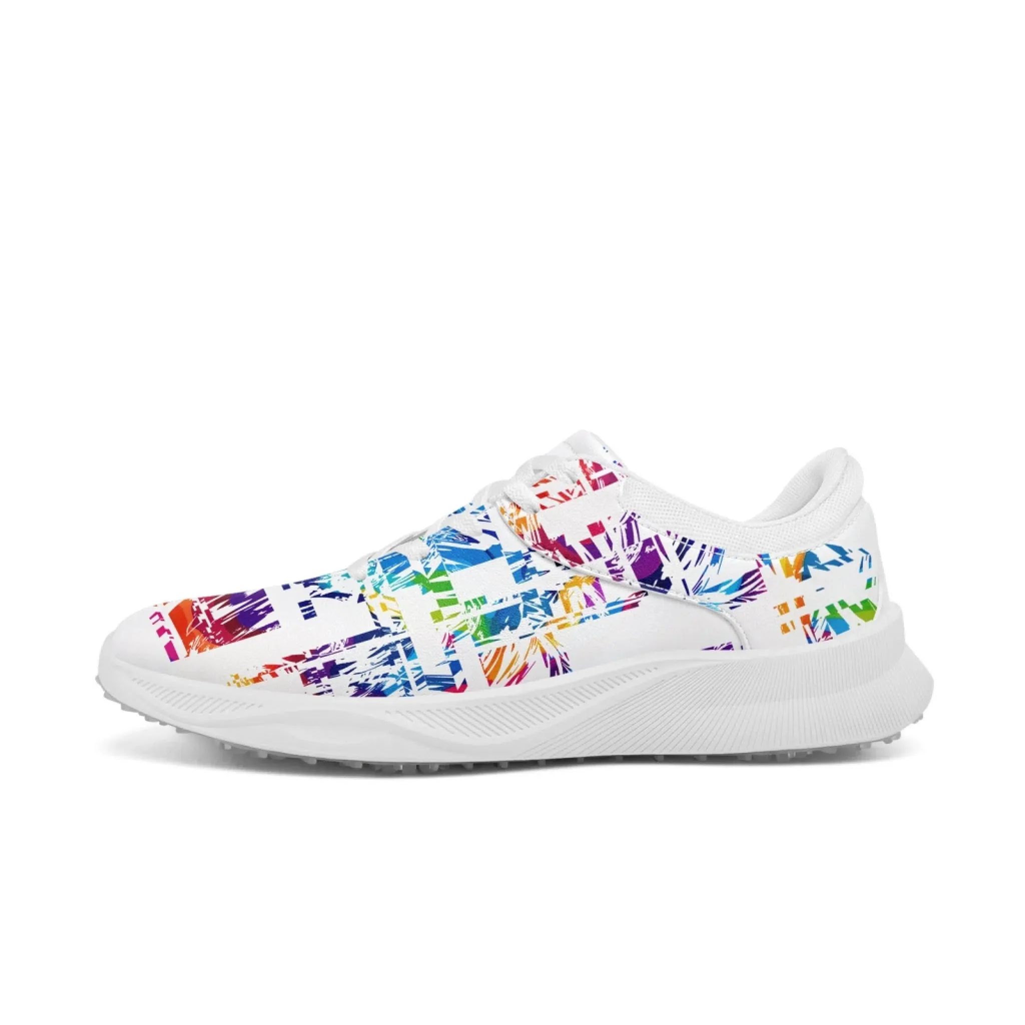 Personalized Graffiti Golf Shoes, Lightweight Breathable Street Style, Golf Enthusiasts Shoes