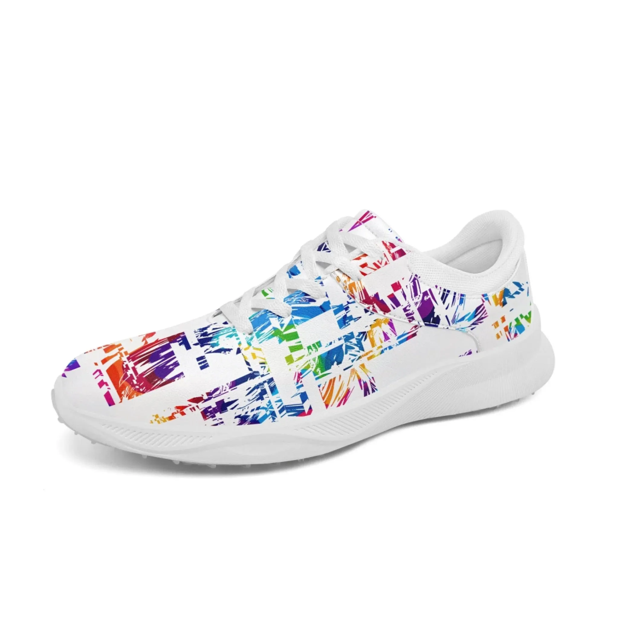 Personalized Graffiti Golf Shoes, Lightweight Breathable Street Style, Golf Enthusiasts Shoes