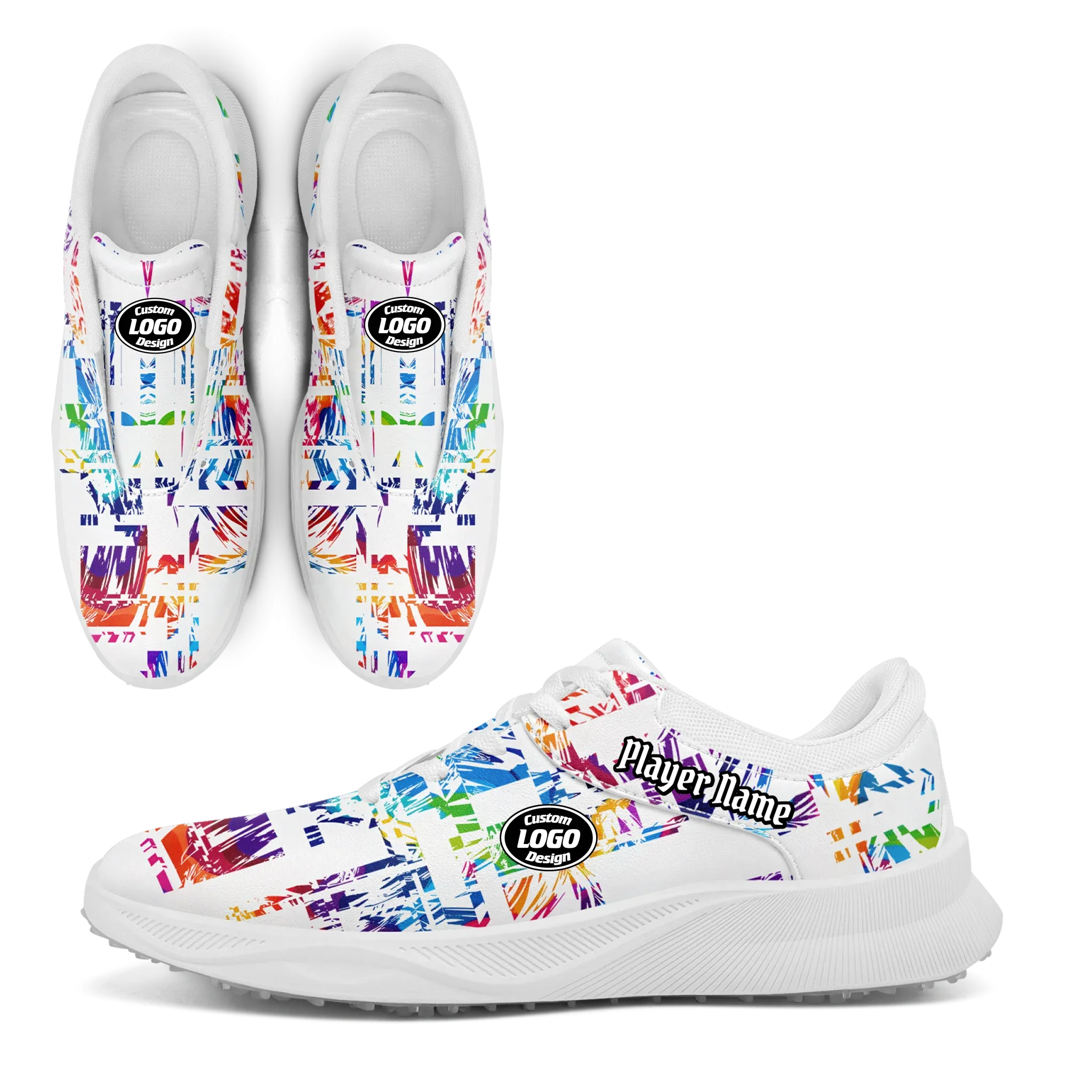 Personalized Graffiti Golf Shoes, Lightweight Breathable Street Style, Golf Enthusiasts Shoes Pxg Golf Shoes