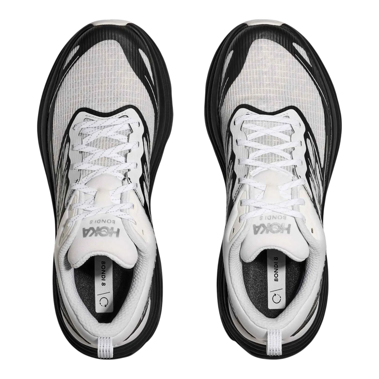 Hoka One Bondi 8 TS Caged Frost/Black Men 1155391-FLCK Malaysia